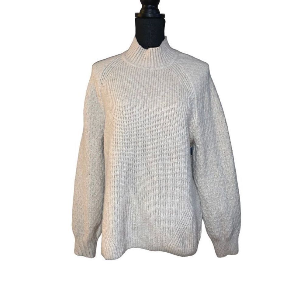 Calvin Klein Cream Turtleneck Sweater